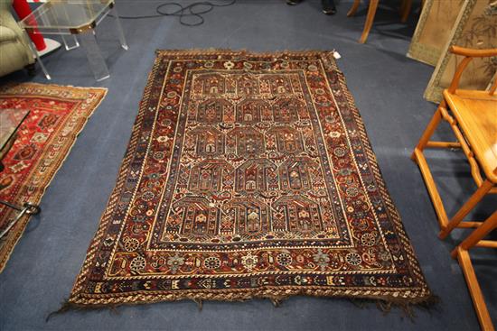A Kazak rug, 6ft 5in by 4ft 7in.